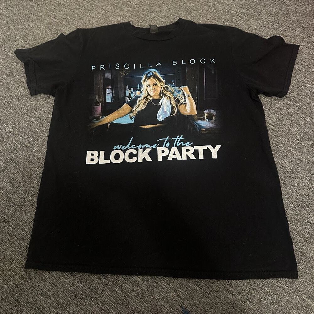 Priscilla Block "Welcome to the Block Party" tour shirt Size Medium